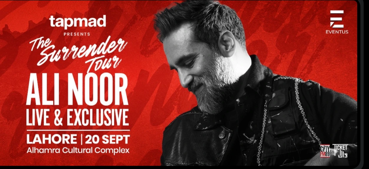 Ali Noor Live in Lahore 2026: Tickets, Venue & Time